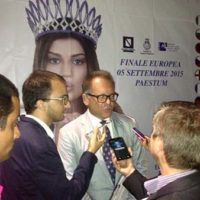 Alessandro Cecchi Paone a Miss Europe Continental 2015