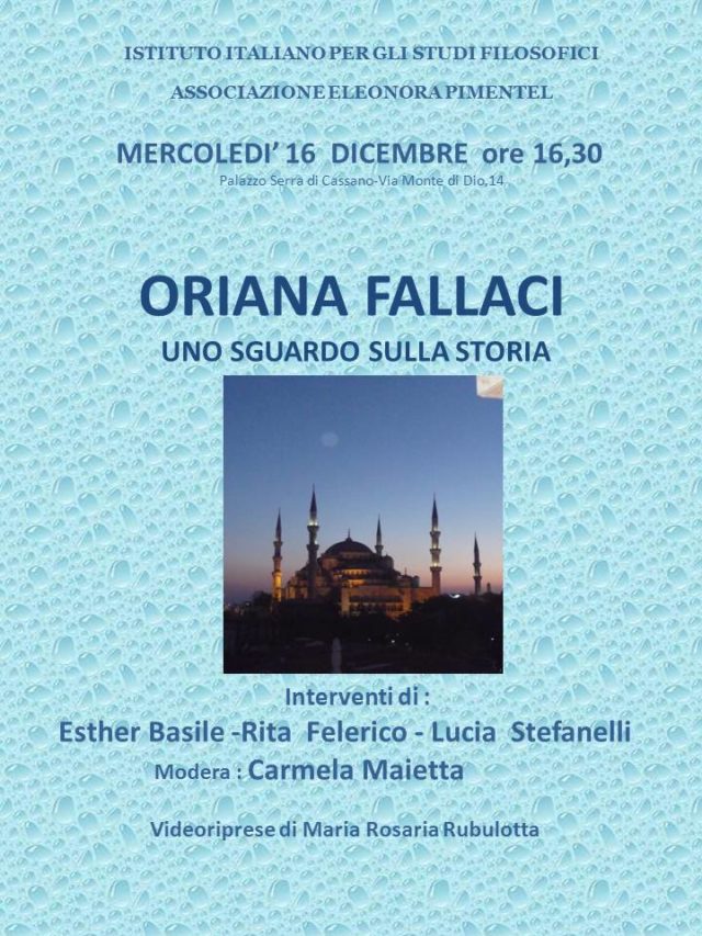 Oriana Fallaci, uno sguardo sulla storia