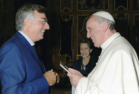 Massimo Milone, Papa Francesco