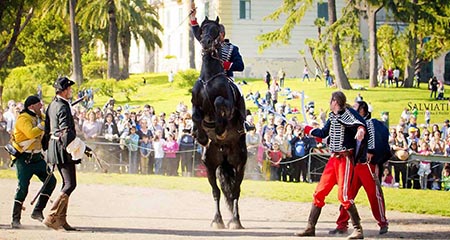 'Alla corte del Re. Giochi d’arme a cavallo'