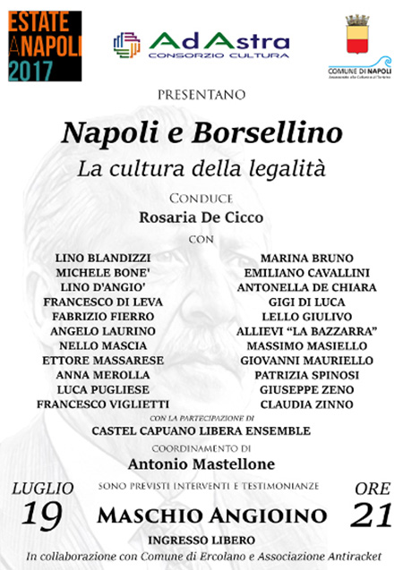 'Napoli e Borsellino. La cultura della legalità'