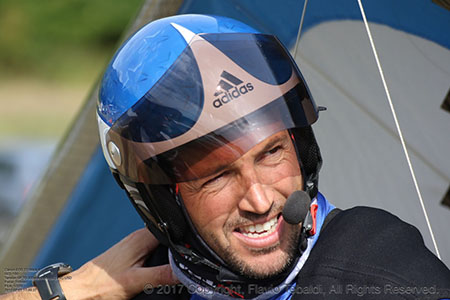 Alessandro Ploner, campione d'Italia deltaplano 2017 - foto di Flavio Tebaldi