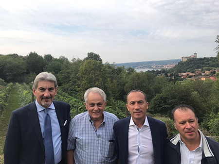 Raffaele Cattaneo, Franco Berrini, Armando De Falco e Gianni Lucchina