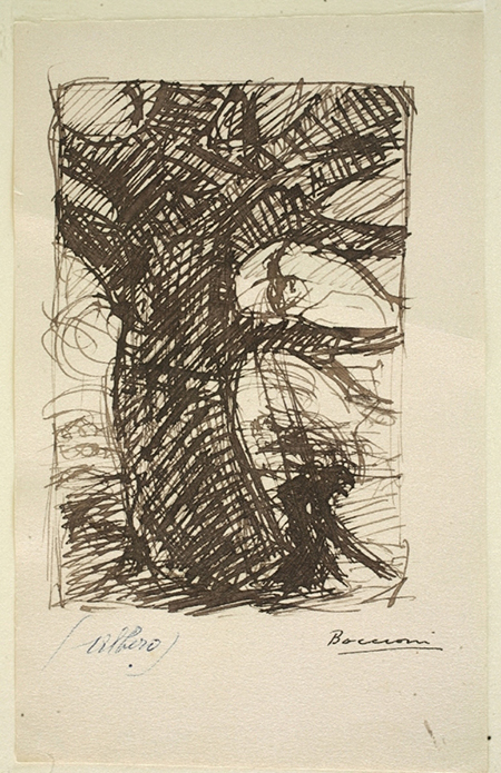 Umberto Boccioni - 'Studio di albero'