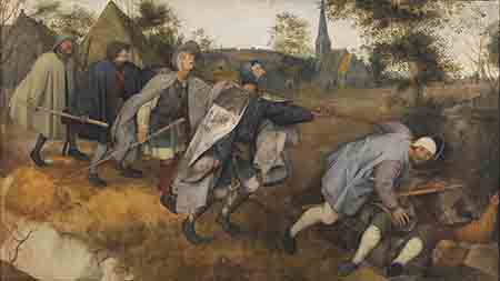 'La parabola dei ciechi' di Bruegel, ph. Luciano Romano