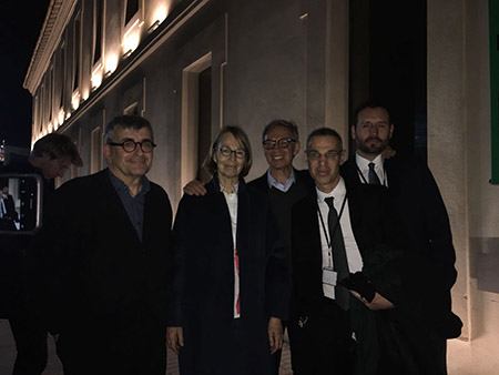 JF Chougniet, Francoise Nyssen, Sylvain Bellenger, Luigi Gallo e Carmine Romano