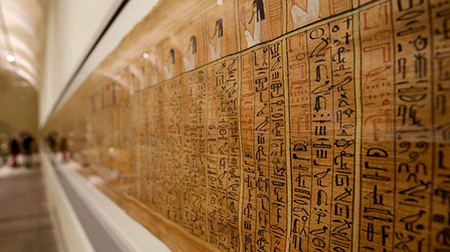 Geroglifici su papiro, Museo Egizio di Torino