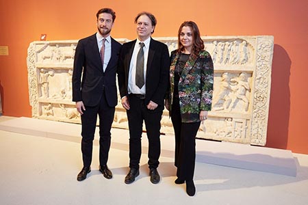 Claudio Marchisio, Paolo Giulierini e Francesca Lavazza