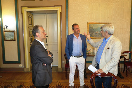 Carmine Piscopo, Luigi de Magistris e Luciano Garella