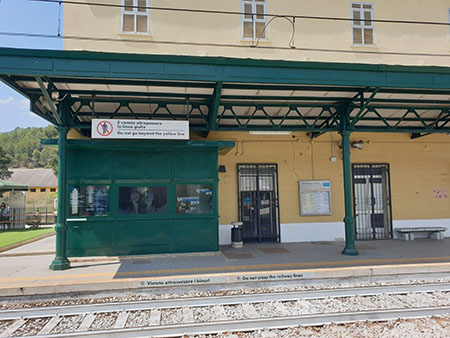 infopoint alla stazione ferroviaria di Ferrandina (MT)