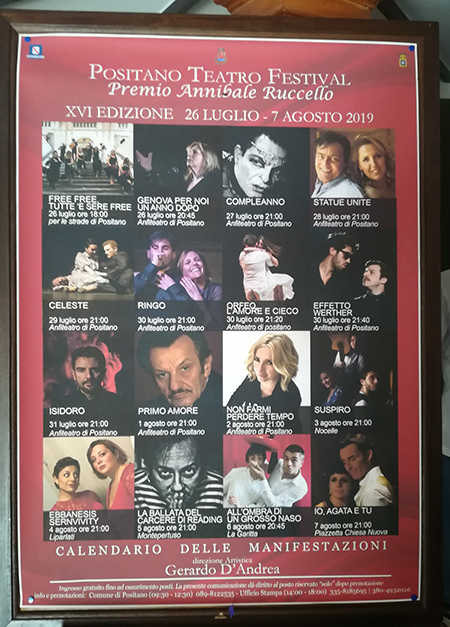 Positano Teatro Festival 2019