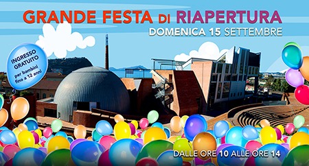 Grande festa di riapertura a Città della Scienza