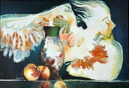 Umberto Leonetti, 1978, Senza titolo, olio su tela, cm 50x70