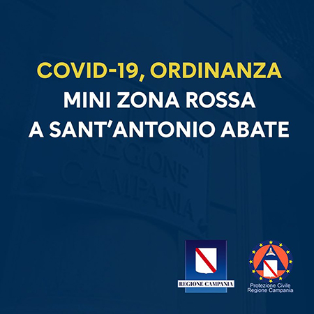 Covid-19 Campania: mini zona rossa a Sant’Antonio Abate (NA)