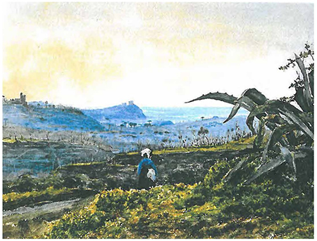  Vincenzo Montefusco, Nisida vista dal Vomero, 1872