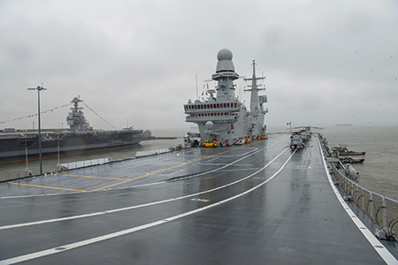 Nave Cavour a Norfolk - ph Marina Militare