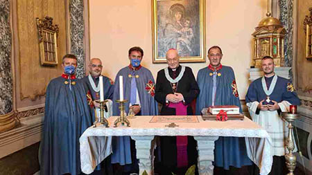 Vescovo di Viterbo nominato Cappellano Gran Croce di Merito del SMOCSG