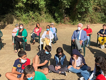 Giani e Nardini inaugurano scuola media 'In natura' a Riparbella (PI)