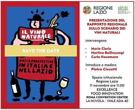presentazione pubblicazione ARSIAL su vini naturali Lazio