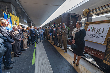 Treno della Memoria - Intervento del Generale Tota