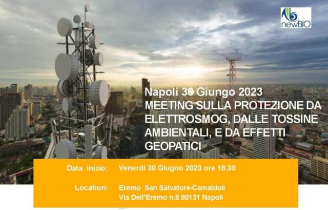 'Meeting sulla protezione da elettrosmog, dalle tossine ambientali e da effetti geopatici'
