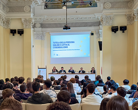 Evento 'Tutela della persona online e lotta al cybebullismo' - ph Ufficio del Parlamento europeo a Milano