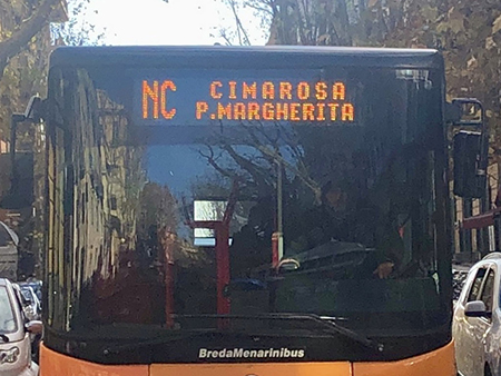 Napoli bus linea sostitutiva NC